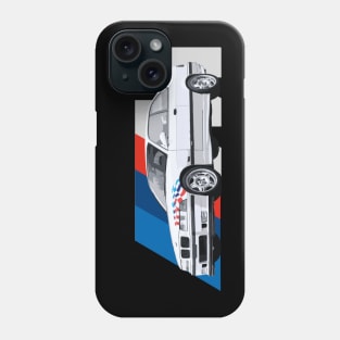 E36 CSL M3 LW PAUL WALKER MOTORSPORT DTM Phone Case