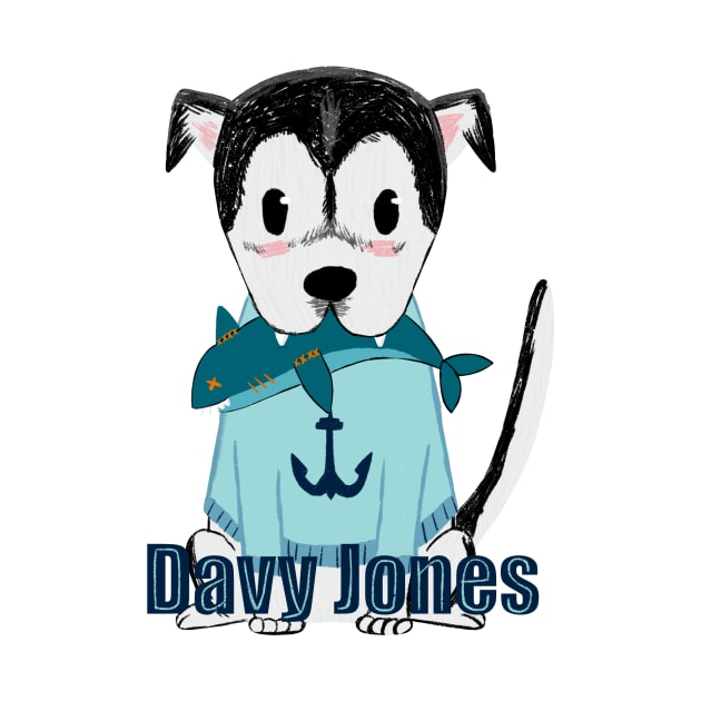 Seattle Kraken Davy Jones Team Dog by allysci