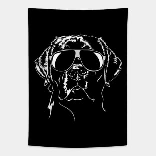 Funny Proud Labrador Retriever sunglasses cool dog Lab Mom Tapestry