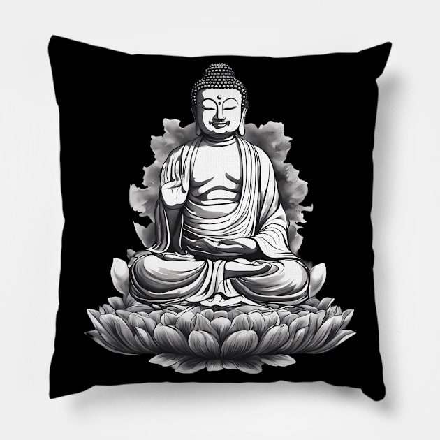 Mahayana Buddhism Pillow by animegirlnft