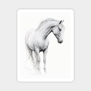 White Horse Magnet