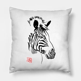 zebra albinos Pillow