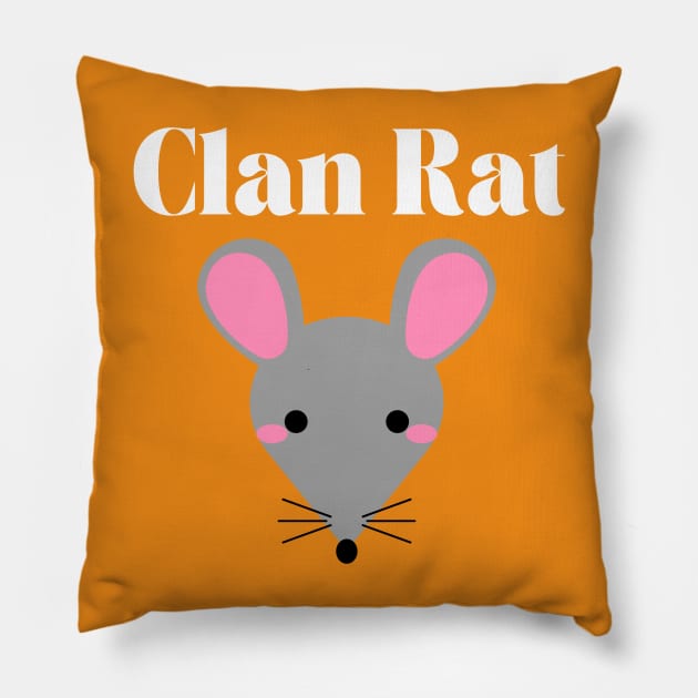 Clan Rat - Kate Daniels Universe Pillow by We Love Pop Culture