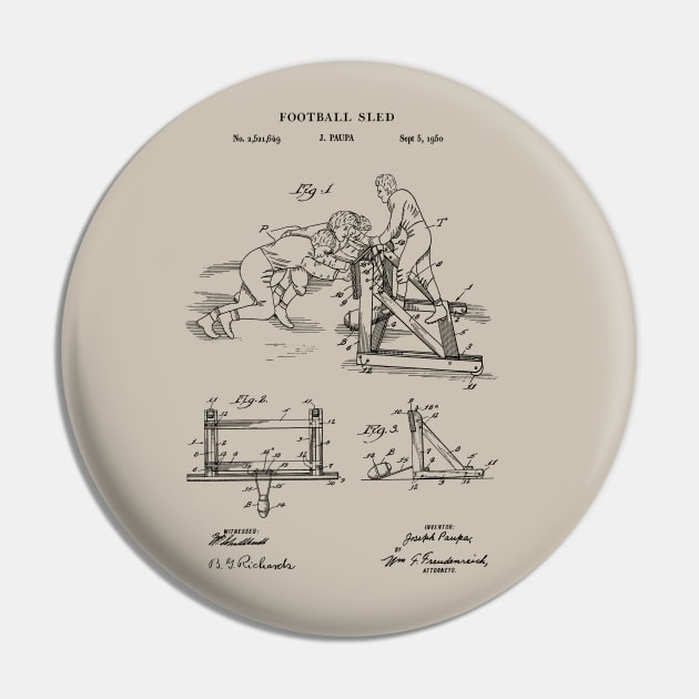 NFL Football Patent Blueprint Design 1959 Pin by MadebyDesign