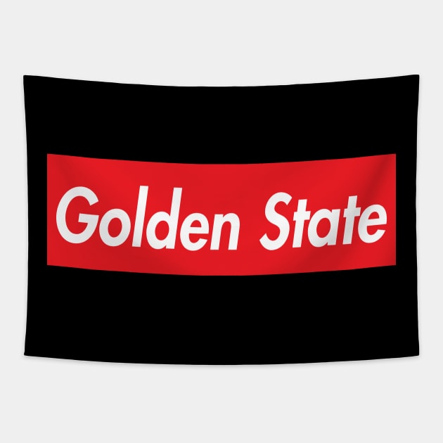 GOLDEN STATE SUPER USA LOGO Tapestry by elsa-HD