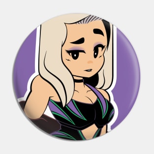 Wrestling Portrait: Super Not Good Girl Pin