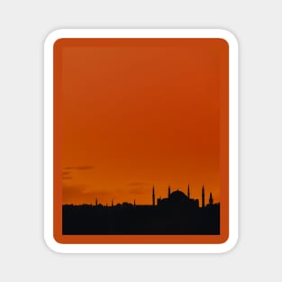 Sunset Over the Mosques Magnet