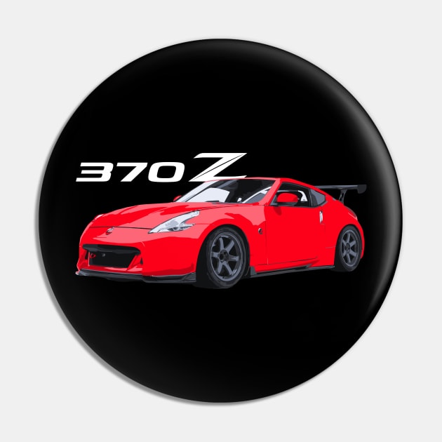 370z Nissan Nismo Red Pin by cowtown_cowboy