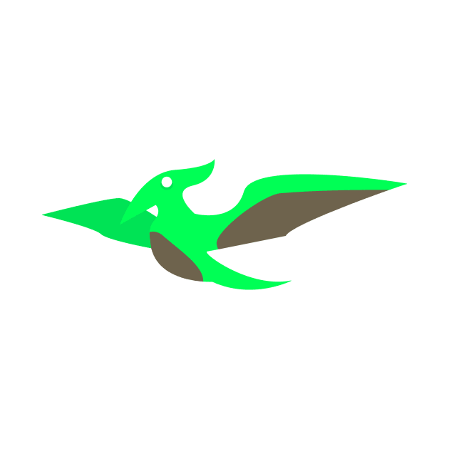 Baby Pterodactyl Cartoon Icon by AnotherOne