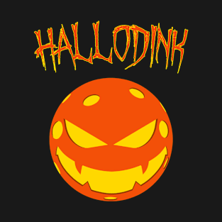 Pickleball Halloween Hallodink T-Shirt