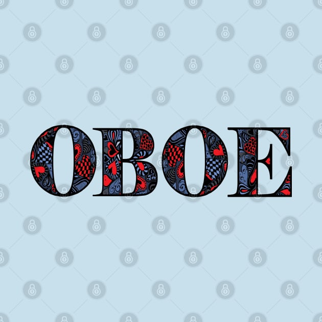 Oboe Heart Text by Barthol Graphics