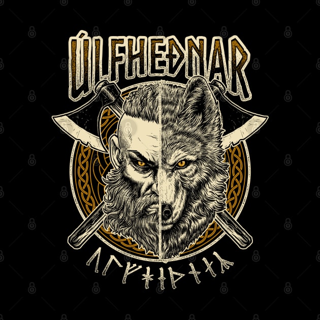 Viking Wolf Warrior Ulfhednar Norse Pagan Ulfhedinn by Blue Pagan