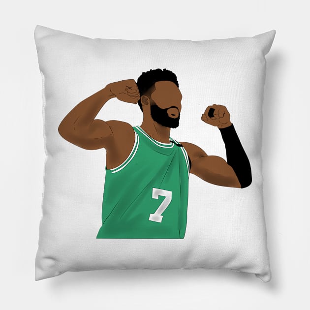 Jaylen Brown Pillow by SickSticksCo