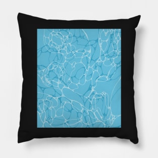 pattern water pool beach sea blue Pillow