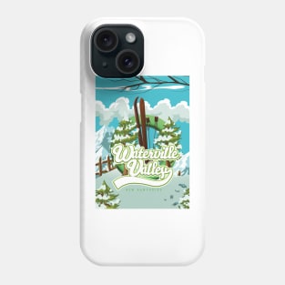 waterville valley new hampshire ski poster Phone Case