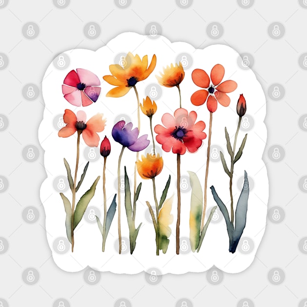 Floral Magnet by TeeAvery