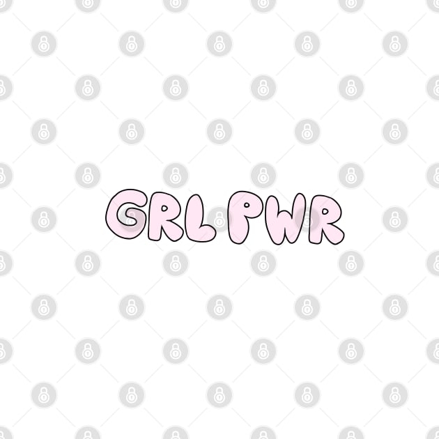 GRL PWR (black outline) by allimarie0