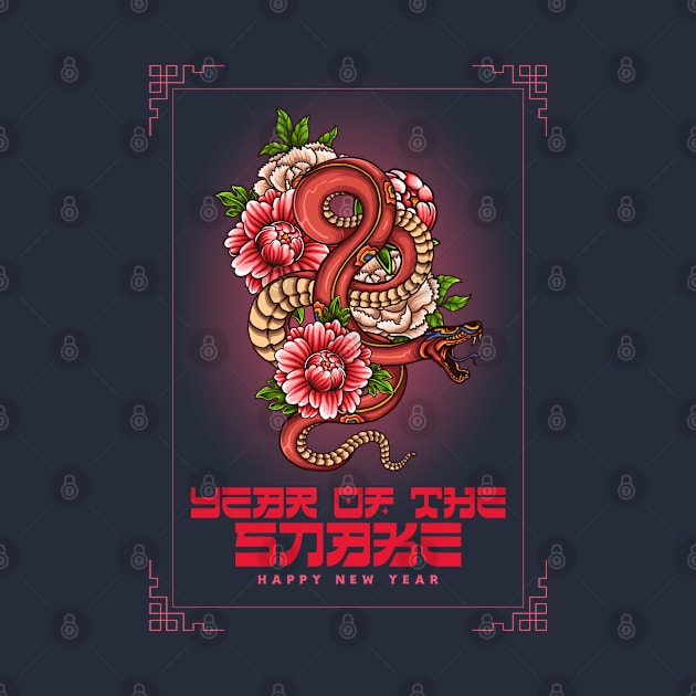 Chinese Zodiac New Year of the Snake by Souls.Print