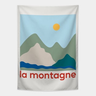 La Montagne - Mountains Tapestry