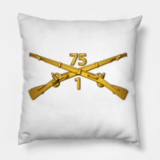 1st Bn - 75th Infantry Regiment (Ranger) Branch wo Txt Pillow