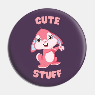 Cute Stuff Rabbit Bunny Kawaii Pin