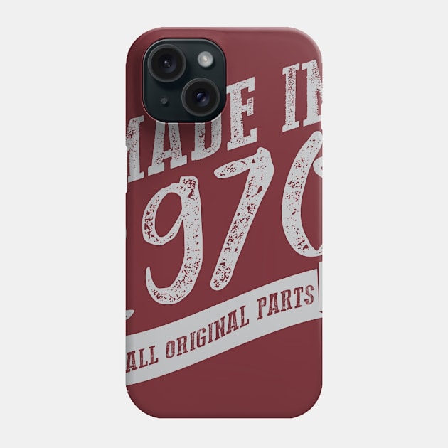 Made in 1970 all original part Phone Case by variantees