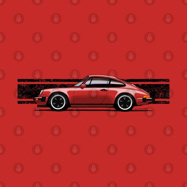 The iconic German sports car (for light backgrounds) by jaagdesign