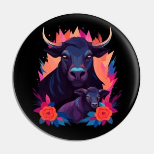 Water Buffalo Mothers Day Pin