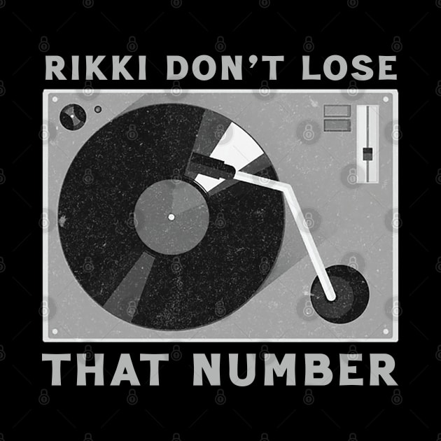 --Rikki Don't Lose That Number-- by Trendsdk