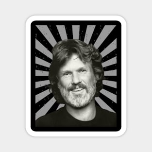 Retro Kristofferson Magnet