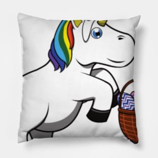 Easter Unicorn Girls Bunnicorn Rabbitcorn Gift Pillow