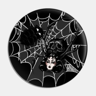 Goth Spider Pin