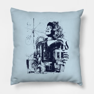 Billie Holiday Pillow