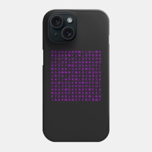 BTS Word Search Phone Case