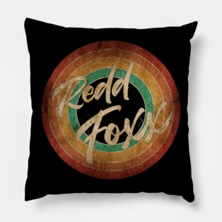 Redd Foxx Vintage Circle Art Pillow