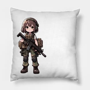 Tactical Girl Pillow