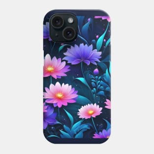 Beautiful fantasy flowers Phone Case