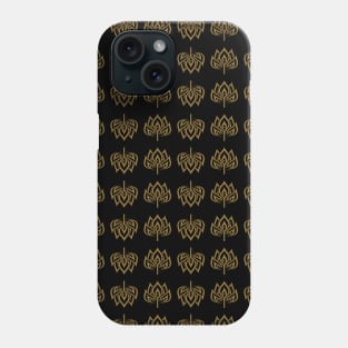 Ornament black and gold 7 Phone Case