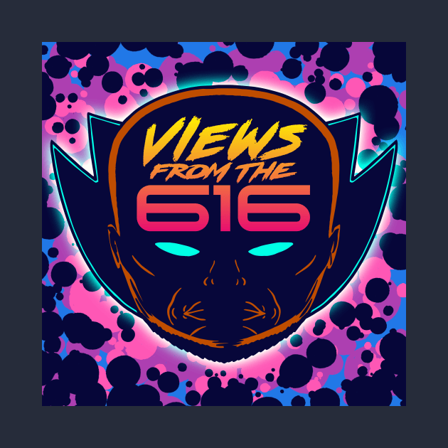 That Purple Views From The 616 Logo by ForAllNerds