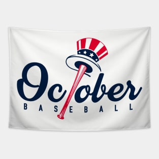 Yanks October Postseason Baseball Tapestry