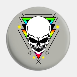 Skull Shine Starshine Pin