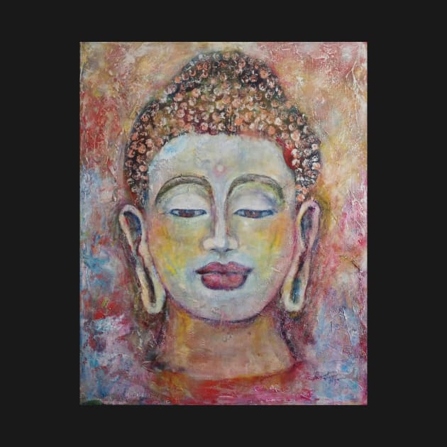 Just be,  love and compassion Buddha impression by Renart