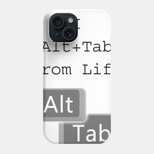 Alt Tabbed From Life Phone Case by Jabin04