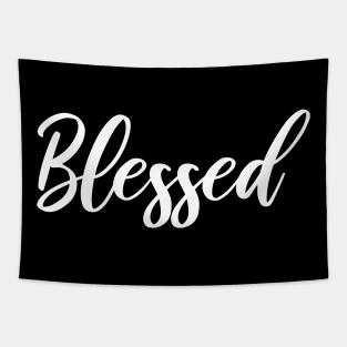 Blessed Script Tapestry