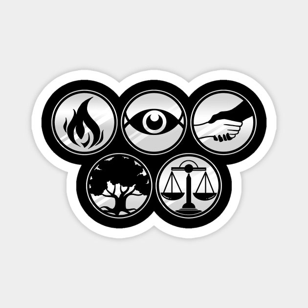 Divergent Factions Magnet by Boots