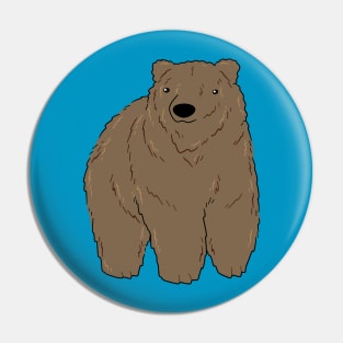 Cute Grizzly Bear Pin