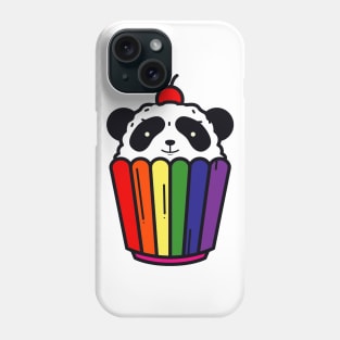 Rainbow Cupcake Panda Phone Case