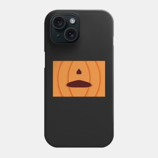 Gasp Pumpkin unlit Face Phone Case