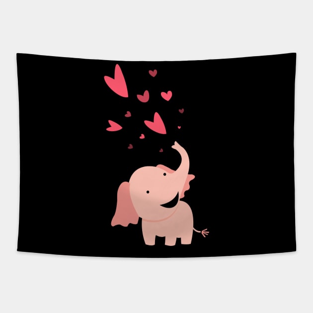 Baby elephant pregnant mommy pregnancy announce Tapestry by MarrinerAlex