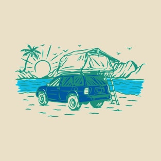 Camping nature scene T-Shirt